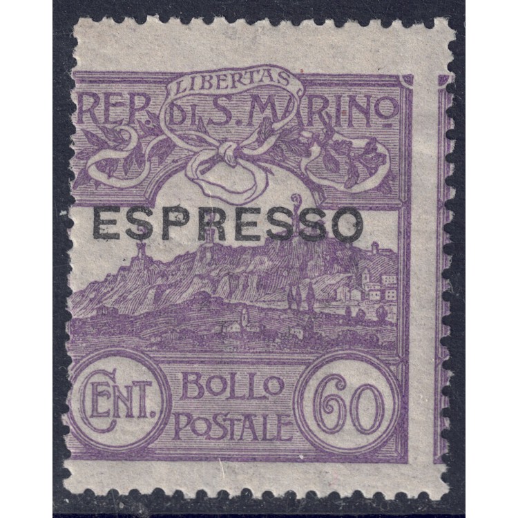 SAN MARINO 1923 Espresso 60c violet MNH**
