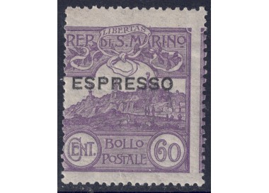 SAN MARINO 1923 Espresso 60c violet MNH**