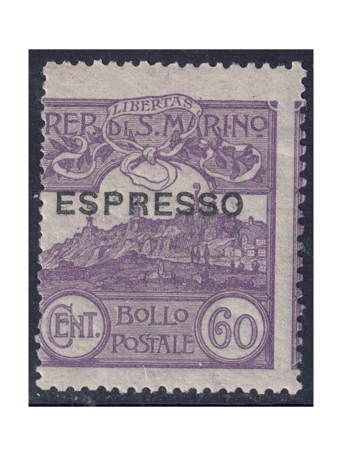 SAN MARINO 1923 Espresso 60c violetto MNH**