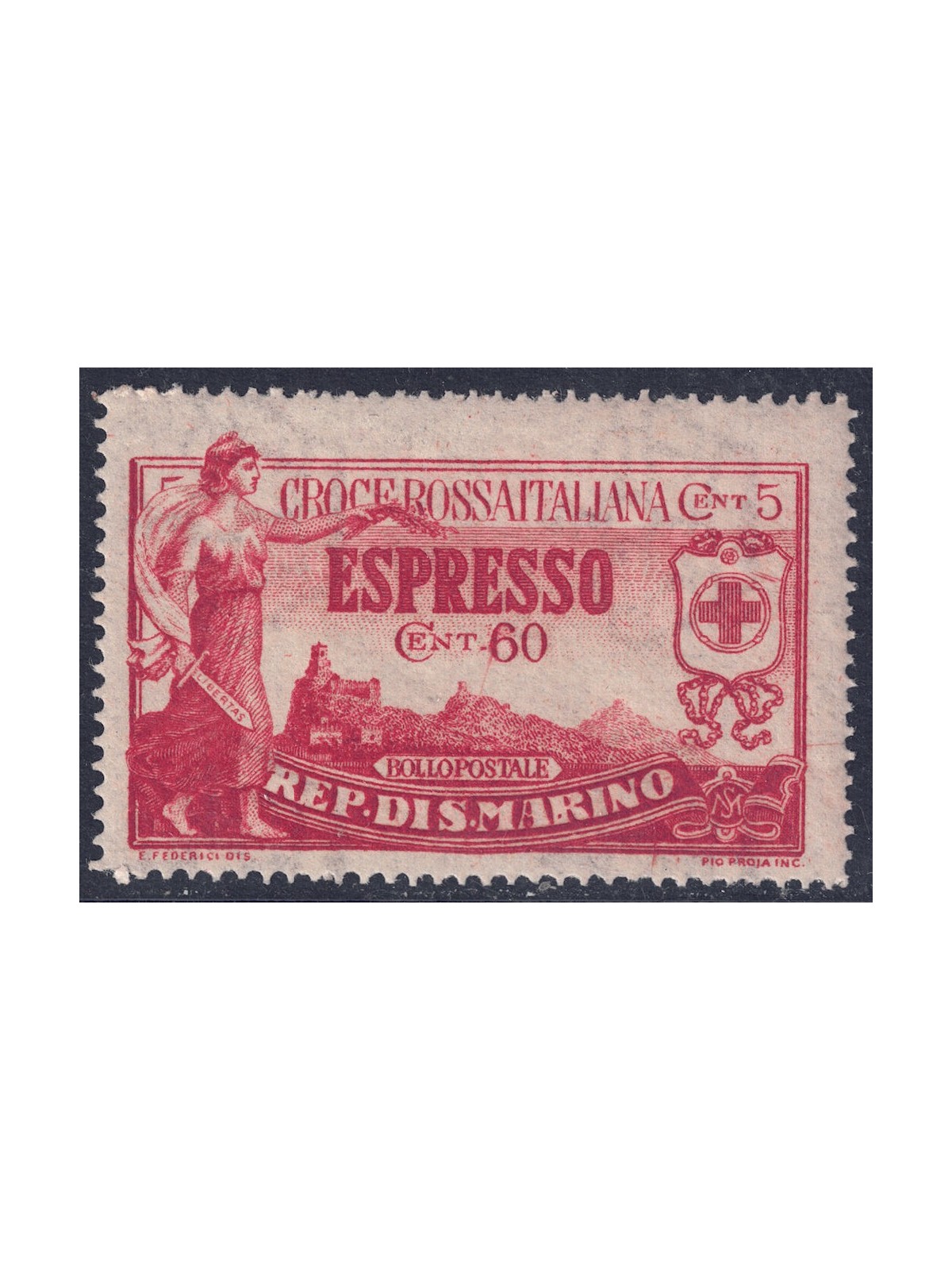 SAN MARINO 1923 Pro Red Cross, express MNH**