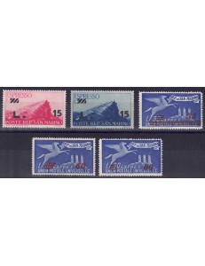 SAN MARINO 1947-48 Express overprinted 5v MNH**