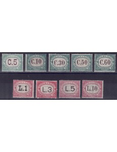SAN MARINO 1897-1919 Segnatasse 9v MNH**