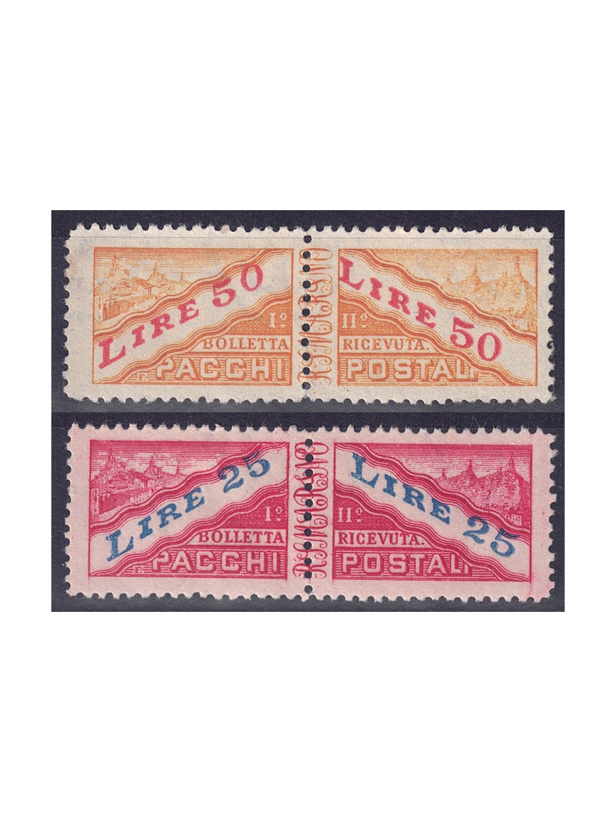 SAN MARINO 1946 Pacchi postali (valori complementari) 2v MNH**