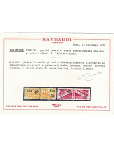 SAN MARINO 1948-50 Pacchi postali 2v MNH** ©
