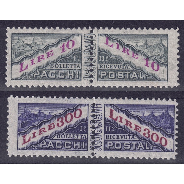 SAN MARINO 1953 Pacchi postali 2v MNH**