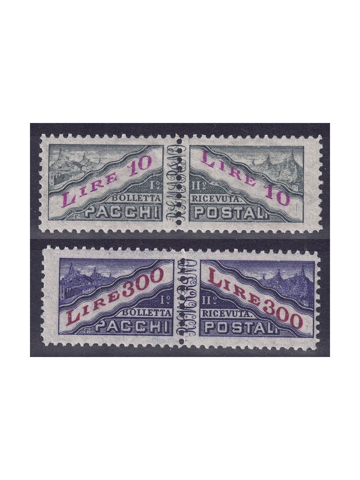 SAN MARINO 1953 Pacchi postali 2v MNH**