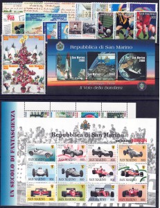 SAN MARINO 1998 Complete Year 23v + 3 s/s MNH**
