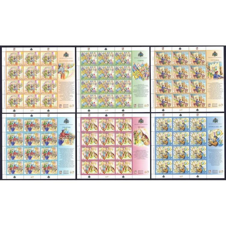 SAN MARINO 2006 Corpo dei balestrieri 6 MF MNH**