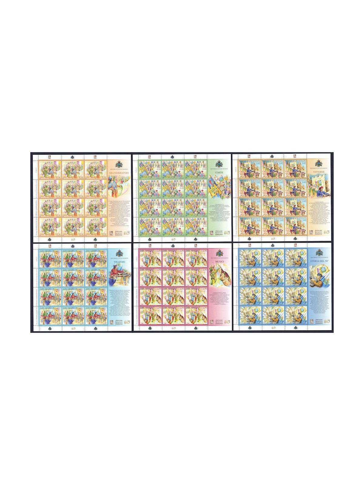 SAN MARINO 2006 Crossbow Corps 6 m/s MNH**