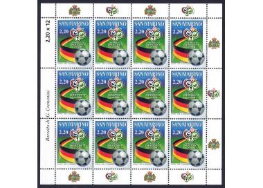 SAN MARINO 2006 Campionato mondiale di calcio MF MNH**