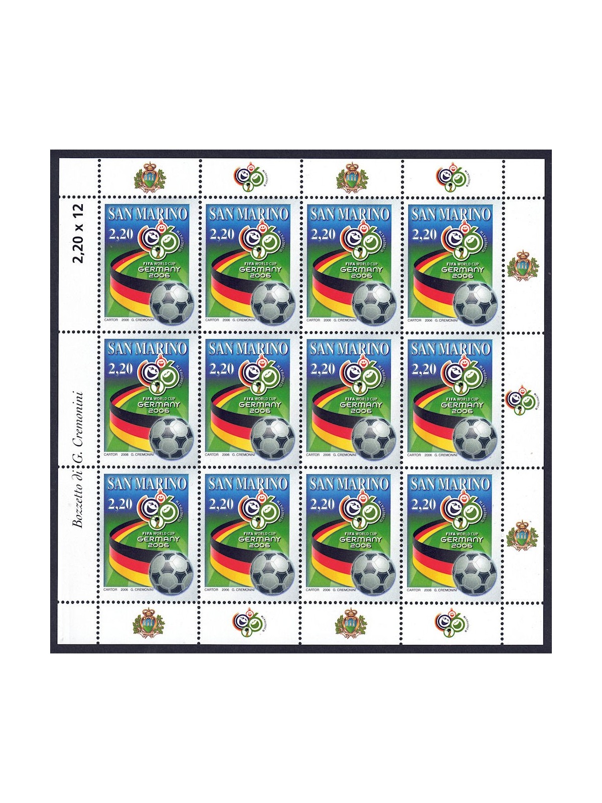 SAN MARINO 2006 FIFA World Cup m/s MNH**