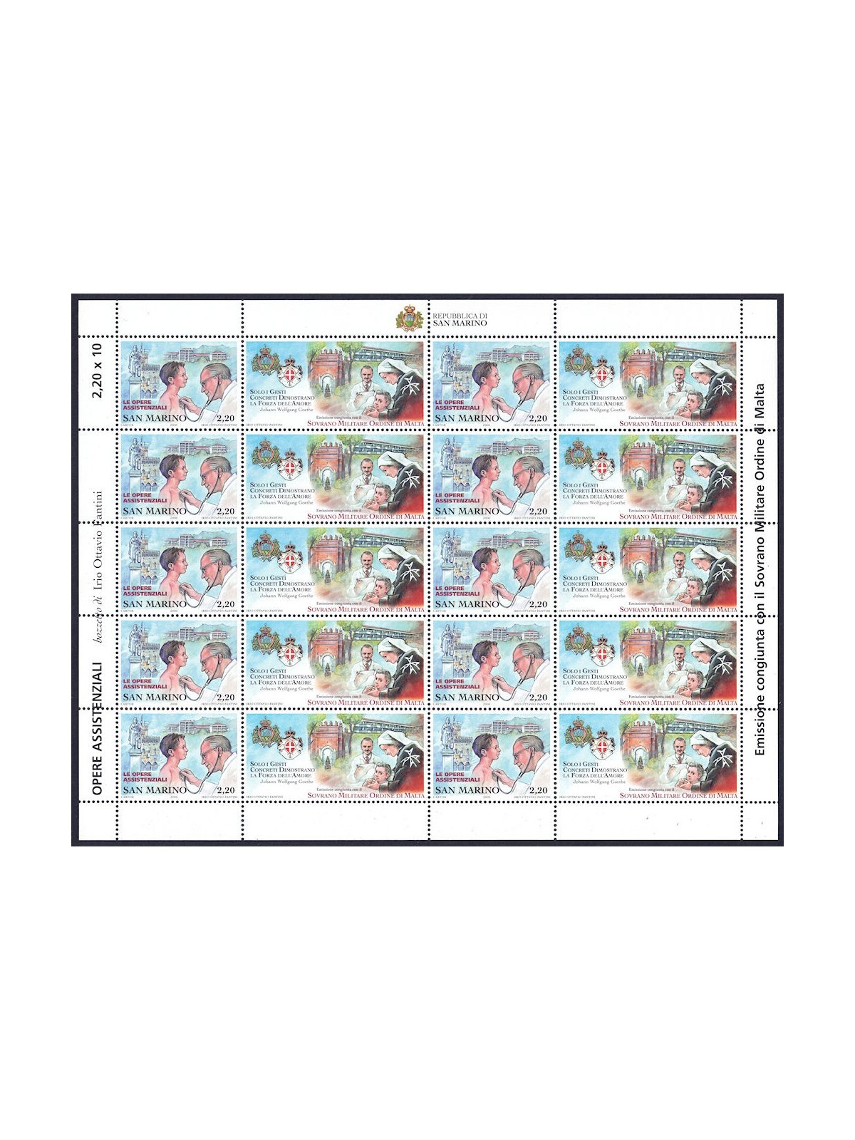 SAN MARINO 2006 Welfare Works m/s MNH**