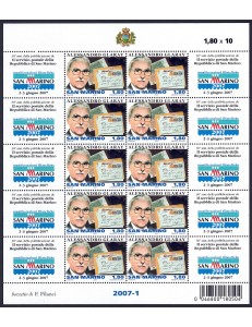 SAN MARINO 2007 Alessandro Glaray m/s MNH**