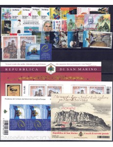 SAN MARINO 2007 Complete Year 32v + 4 s/s MNH**