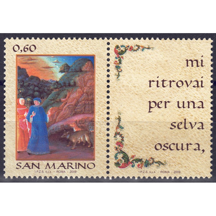 SAN MARINO 2009 Italian Language Day (horiz.) MNH**