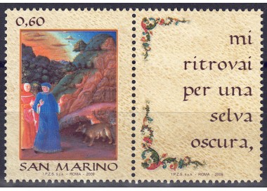 SAN MARINO 2009 Giornata della lingua italiana (orizz.) MNH**