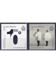 SAN MARINO 2015 Bachelor's Degree in Design 2v MNH**