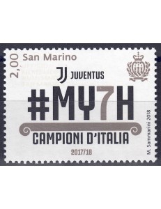 SAN MARINO 2018 Juventus Italian Champion MNH**
