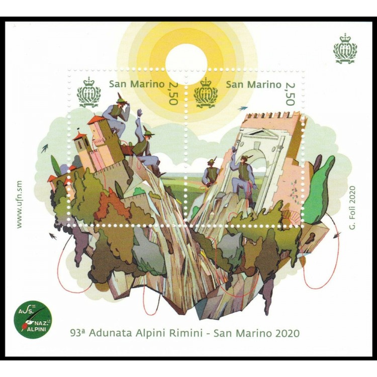 SAN MARINO 2020 Alpine Rally s/s MNH**
