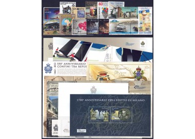 SAN MARINO 2013 Annata completa 16v + 8 BF MNH**