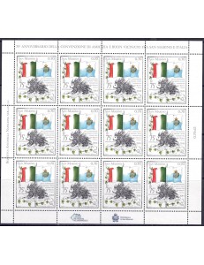 SAN MARINO 2014 Agreement with Italy m/s MNH**