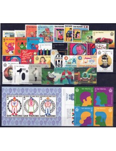 SAN MARINO 2015 Complete Year 34v + 1 s/s MNH**