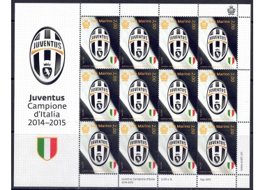 SAN MARINO 2015 Juventus Italian Champion m/s MNH**