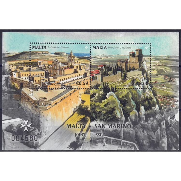 MALTA 2016 Le Fortezze BF MNH**