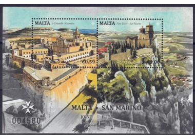 MALTA 2016 The Fortresses s/s MNH**