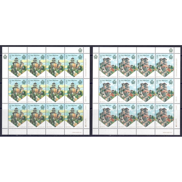 SAN MARINO 2017 Europe 2 m/s MNH**