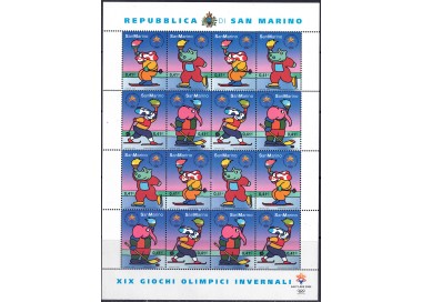 SAN MARINO 2002 Winter Olympics m/s MNH**