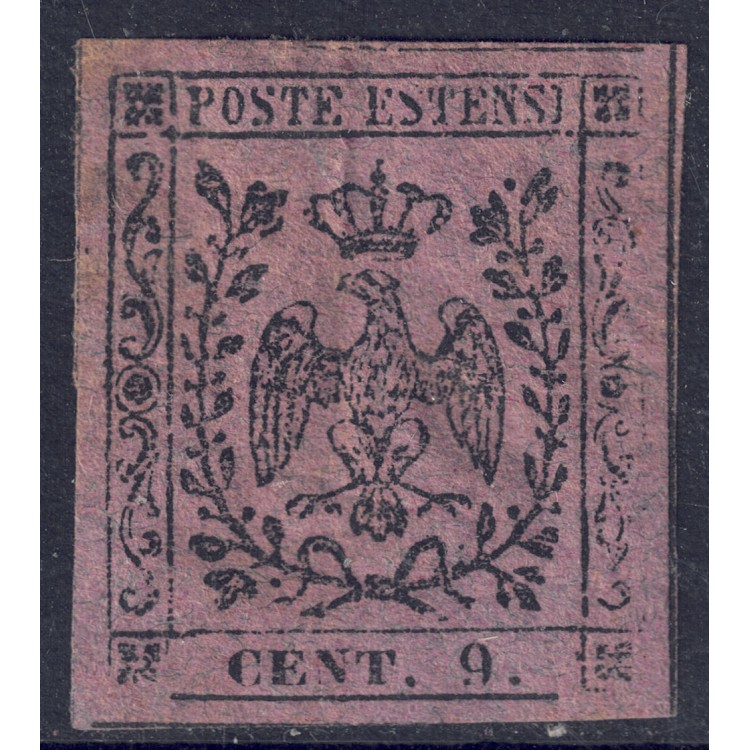 DUCHY OF MODENA 1855-57 Postage due for newspapers (9c violet) MH*