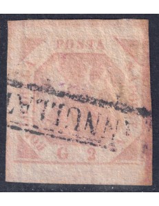 KINGDOM OF NAPLES 1858 2 grana light pink (II plate) us