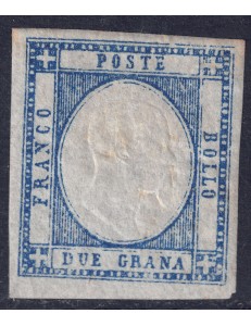 NAPLES PROVINCES 1861 (2 gr. blue) MH*