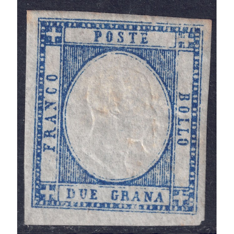 NAPLES PROVINCES 1861 (2 gr. blue) MH*