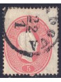 KINGDOM OF LOMBARDY-VENETO 1861-62 Third issue (5s red) used