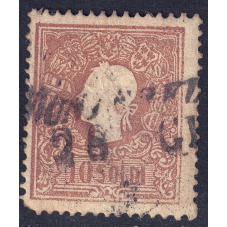 REGNO LOMBARDO VENETO 1858-62 Seconda emissione (10s bruno 2° tipo) us
