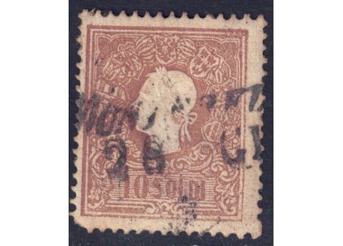 REGNO LOMBARDO VENETO 1858-62 Seconda emissione (10s bruno 2° tipo) us