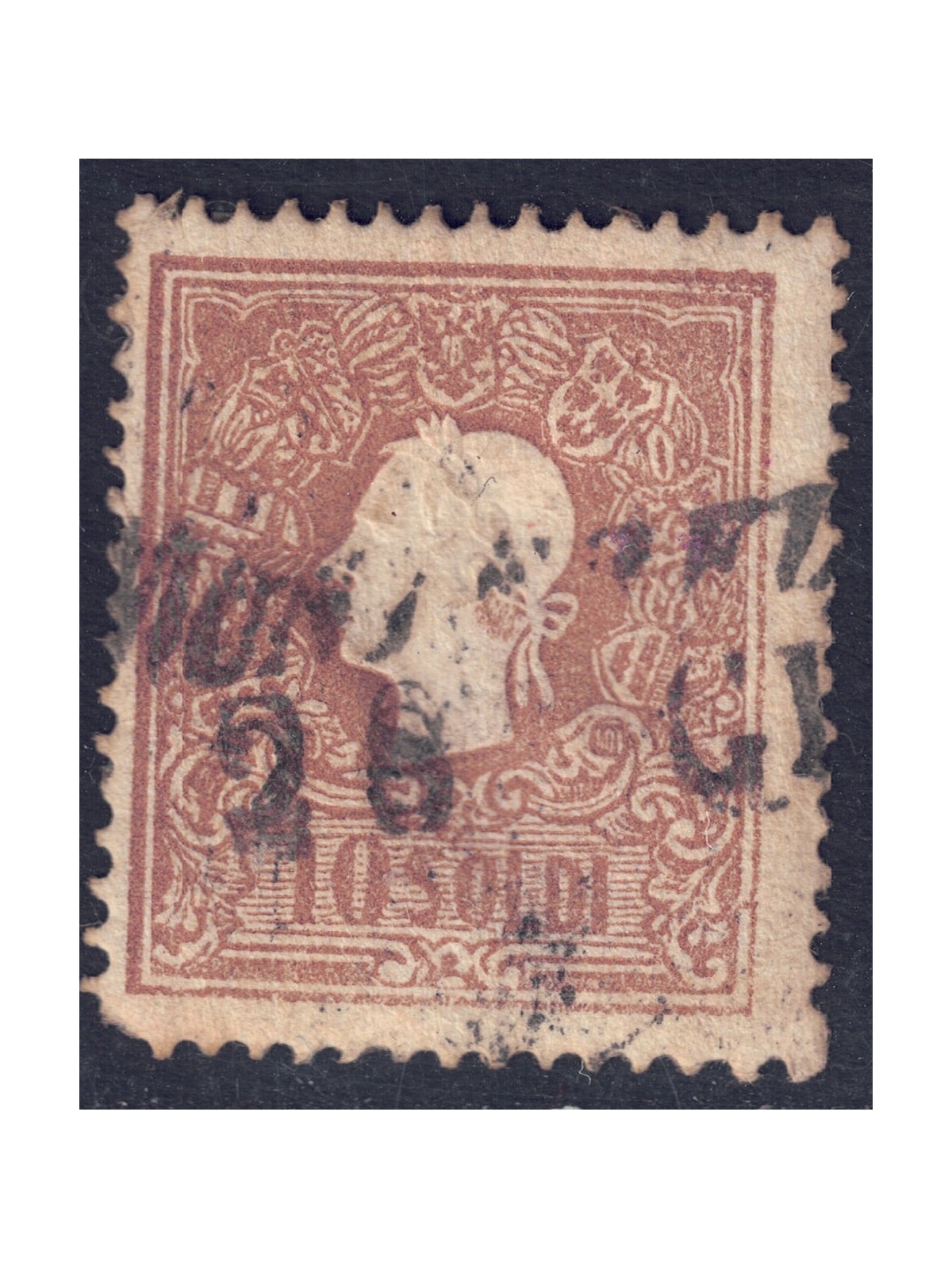 REGNO LOMBARDO VENETO 1858-62 Seconda emissione (10s bruno 2° tipo) us