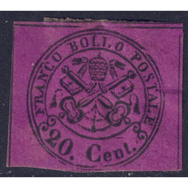 PAUL STATE 1867 Second issue (20c Indian red) MH*