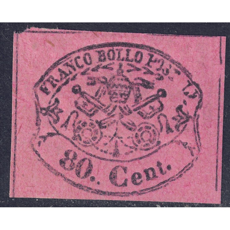 PAUL STATE 1867 Second issue (80c lilac pink) MH*