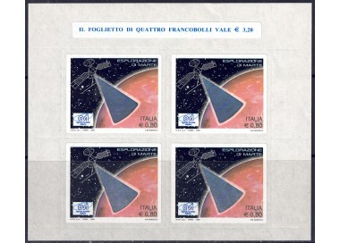ITALY 2005 Variety Exploration of Mars s/s MNH**