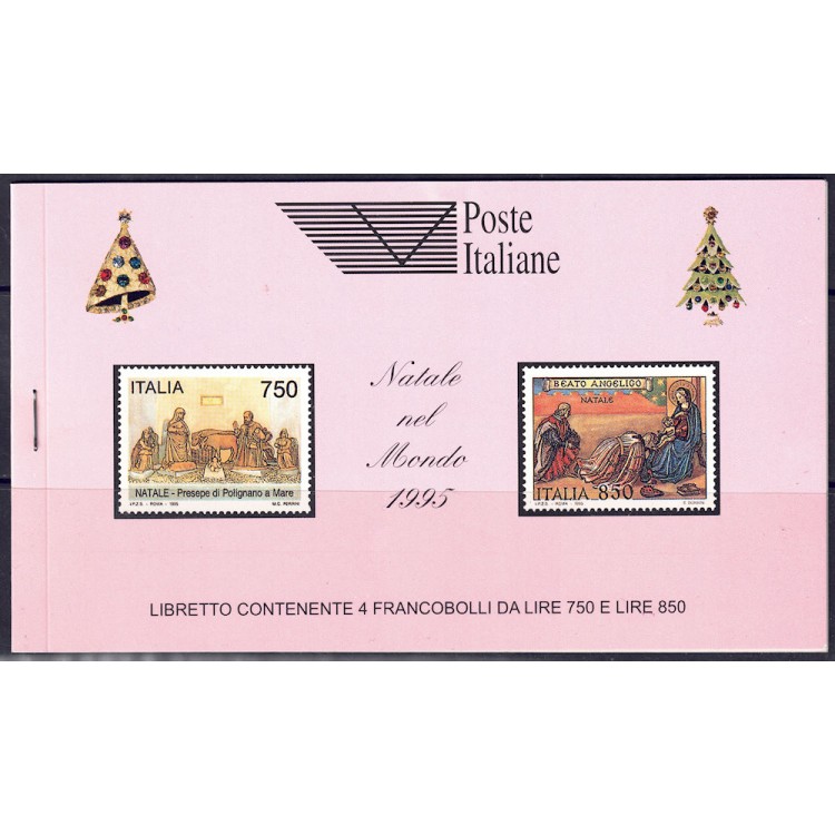ITALY 1995 Souvenir Booklet Christmas in the World MNH**