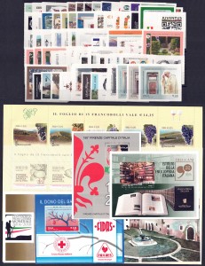 ITALY 2015 Complete Year 74v + 7 s/s MNH**
