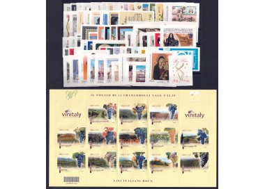 ITALY 2016 Complete vintage 78v + 1 s/s MNH**