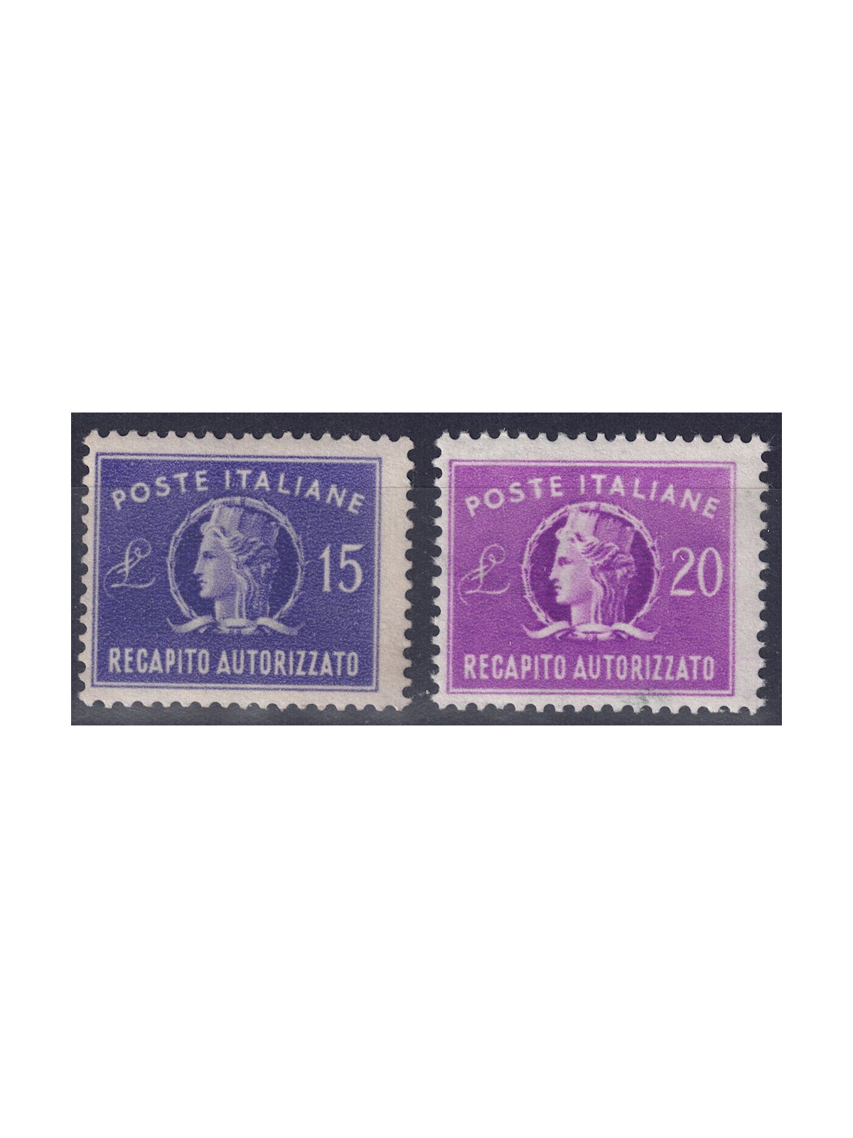 ITALY 1949-52 Authorized delivery 2v MNH**