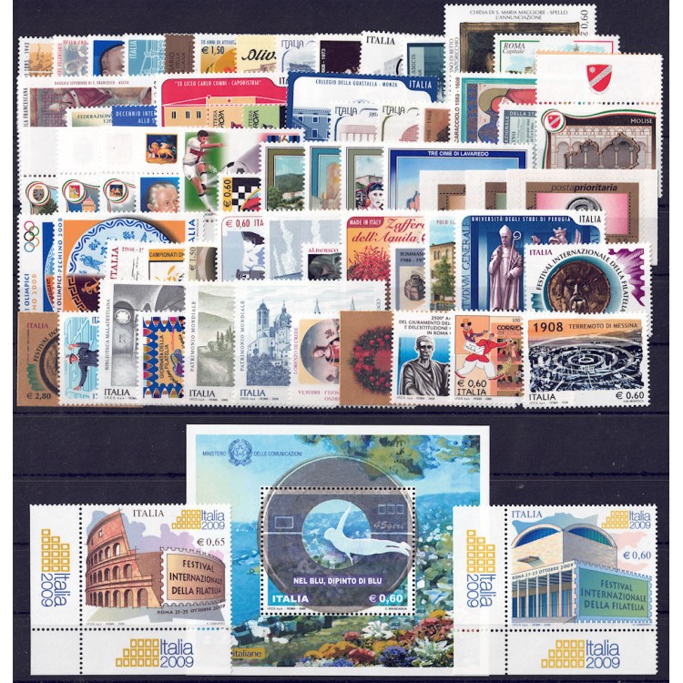 ITALY 2008 Complete Year 66v + 1 s/s MNH**