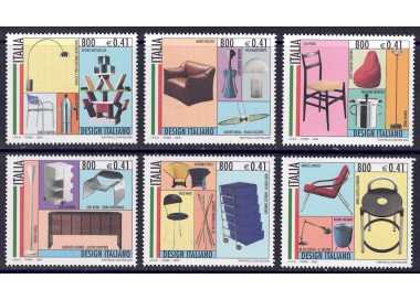 ITALY 2000 Italian design 6v MNH**