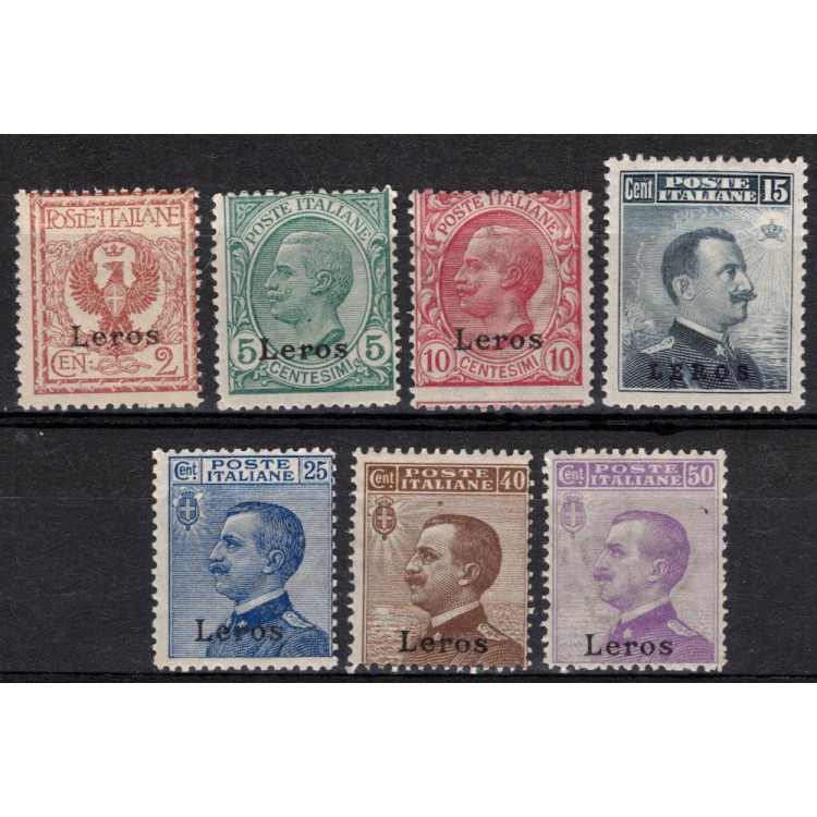 AEGEO LERO 1912 Ordinary series 7v MNH**