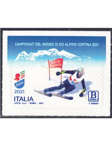 ITALY 2021 Alpine Skiing MNH**